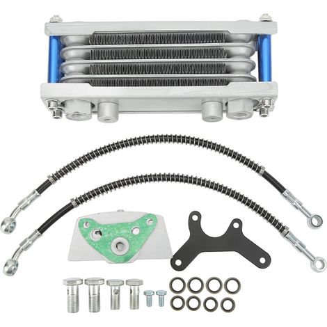 Refroidisseur d'huile de transmission moteur antirouille résistant à la chaleur pour moto à cadre courbé 50-150CC (1/5)