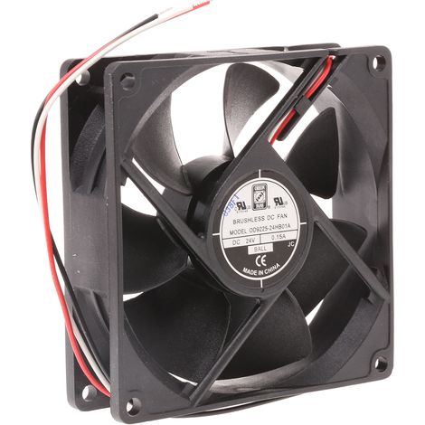 Ventilateur axial RS PRO 24 V dc, 90m³/h, 92.5 x 92.5 x 25mm, 3.6W ( Prix pour 1 )