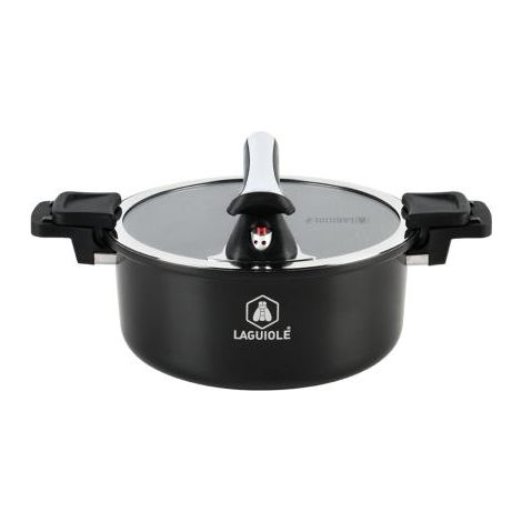 LAGUIOLE CUISSON - Cuiseur noir 28cm - "Temps de cuisson rapide"