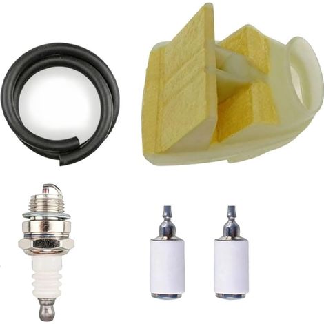Ensemble Filtres Et Bougie Pour Débroussailleuse PS-5100 Pour PS-510, réduit l'usure moteur, prolonge la durée de vie, à air propre, étincelle fiable (1/5)