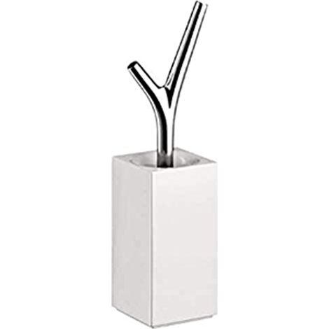 Porte-brosse WC au sol AXOR MASSAUD Blanc Chrome - Axor - 42235000 (1/2)