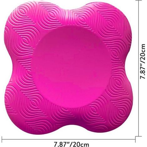 Genouillères de yoga - - 2 pièces - Antidérapantes - Mousse PU 20 mm - Protège genoux/mains (1/4)