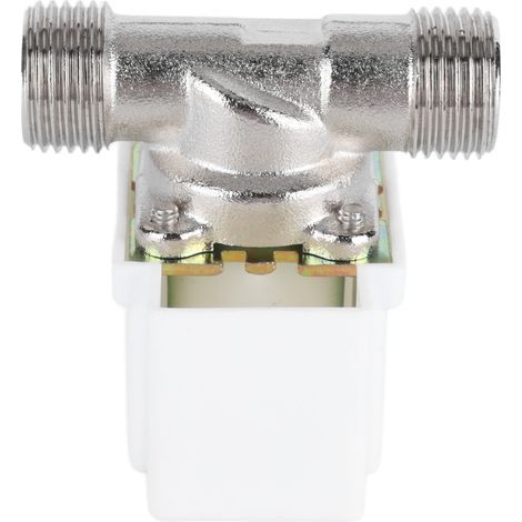 Électrovanne électrique unidirectionnelle normalement fermée, filetage externe 1/2 pouces, eau DC 24V. (1/5)
