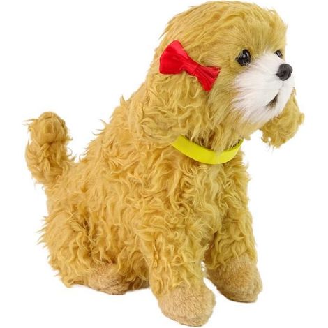 Perro caniche interactivo LEANToys - Peluche para niños