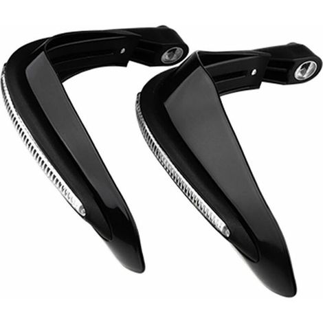 Protège-main moto universel avec protège-main LED protection guidon moto noir (1/5)