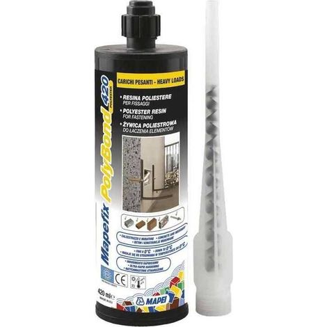 Mapefix polybond ml. 300 fissaggio chimico bicomponente a base di poliestere