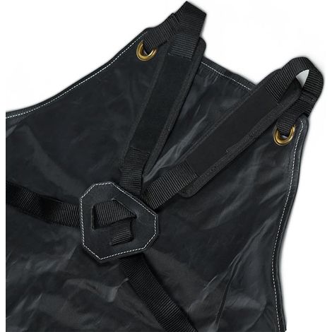 Tablier de soudure double face en polaire pour mécanicien automobile ignifuge résistant aux taches (1/5)