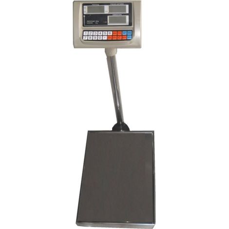 TRADE SHOP - Bilancia Elettronica Professionale 100kg Display Digitale Con Asta -