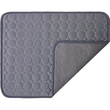 Tapis rafraîchissant pour chien et chat, lit rafraîchissant, tapis rafraîchissant pour chien gris 10070cm--XL[PL] (1/3)