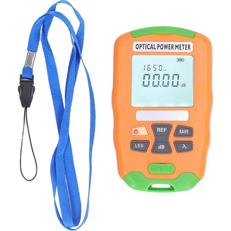 Mini testeur de puissance fibre optique orange -50 à +26dBm interface universelle FC SC ST sensible (1/5)