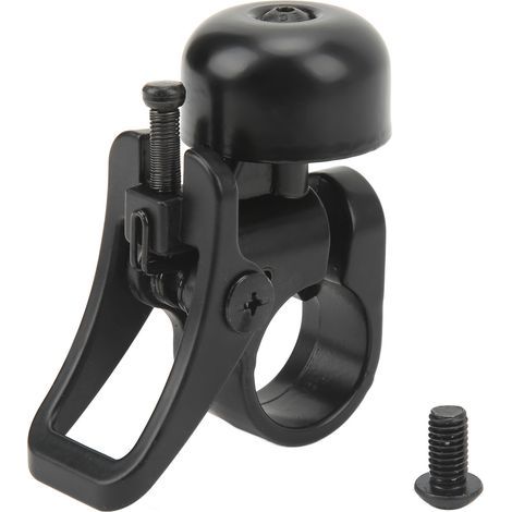Klaxon de trottinette à son fort en alliage d'aluminium noir pour scooter électrique pour Xiaomi Pro PRO2 1S Lite. (1/5)