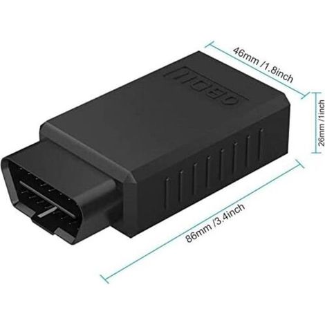OBD2 Car Diagnostic Device, OBD2 Bluetooth Carly Adapter OBD II Car Diagnostic Scanner Tool, ELM327 VCDS Lecteur de code universel sans fil pour BMW Ford VW Audi IOS Android Windows (1/4)