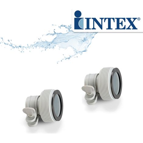 2x Intex Spezialadapter "B" Adapter für Pumpe Pool 10722 (1/3)