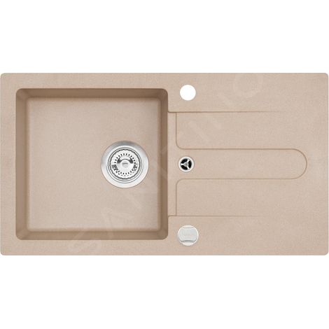Alveus Cortina - Évier en granit 750x420 mm, beige 1133781 (1/2)
