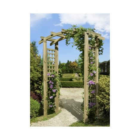 Arkadenpergola mit Bogen B160xT62xH220 cm