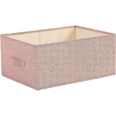 Boîte de rangement pliable pour vêtements, couette et penderie - Style 1 - Rose (1/5)