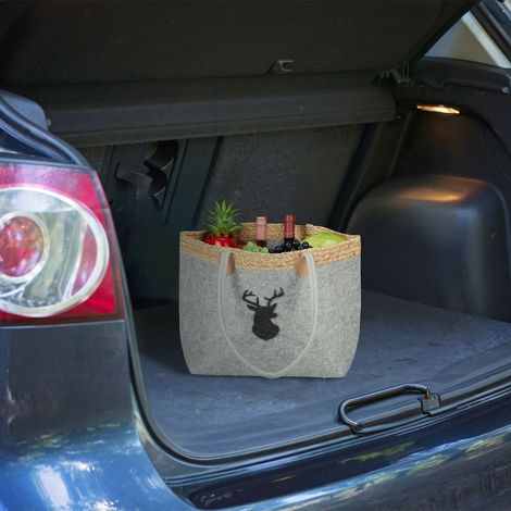 Borsa in feltro con motivo cervo (1/5)