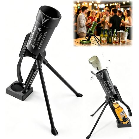 51 mm Ouvre-bouteille en mortier en bière , ouvre-bouteille en mortier pour bières, mortier en ouvre-bouteille pour hommes, mortier en ouvre-bouteille en bière amélioré, mortier en