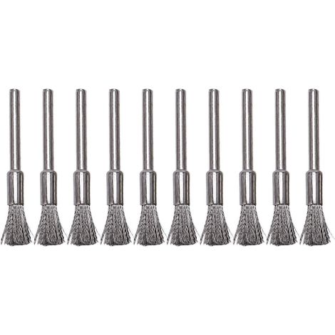 Brosse métallique en acier inoxydable n° 532 de 6 mm (1/4 pouce) (1/5)