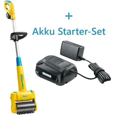 GLORIA MultiBrush li-on PLUS inkl. Akku Starter-Set - 000299.0000A