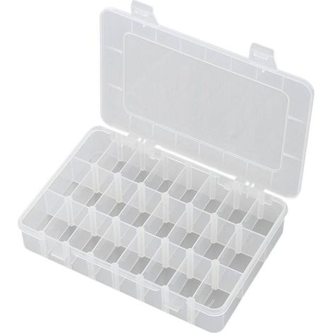 Mallette de rangement séparations variables EKB-206 1564425 (L x l x H) 200 x 130 x 35 mm Nombre de compartiments: 24 1 pc(s) S811531 (1/2)