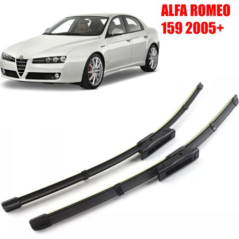 KIT 2 SPAZZOLE TERGICRISTALLO ANTERIORI PER ALFA ROMEO 159 DAL 2005+ 575MM+450MM (1/5)