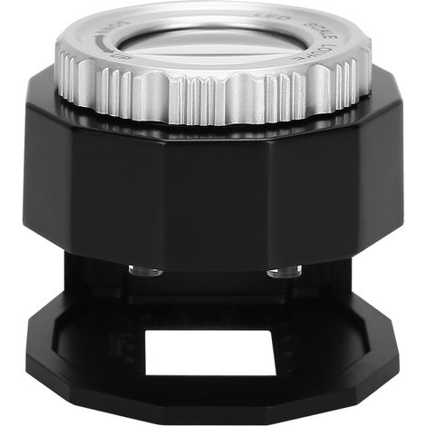 Loupe détecteur de billets LED tout métal grossissant 30x (1/5)