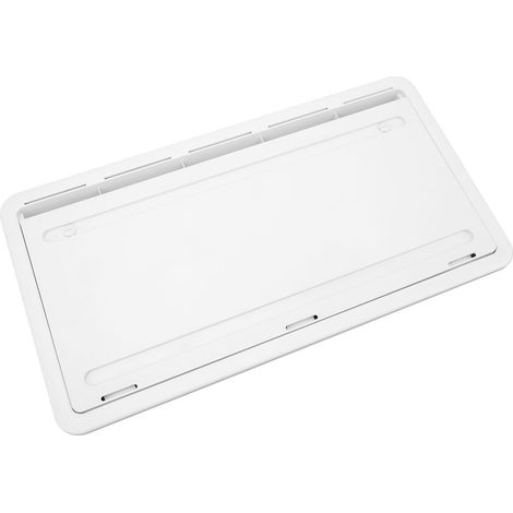 Bouche de ventilation de porte de stockage avec ventilateur de dissipation thermique 55mm d'épaisseur grille d'aération pour compartiment de camping-car, bateau, bus (1/5)