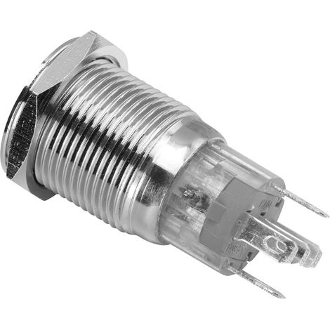 2 boutons-poussoirs inox LED/momentané/étanche - pour marine (1/5)