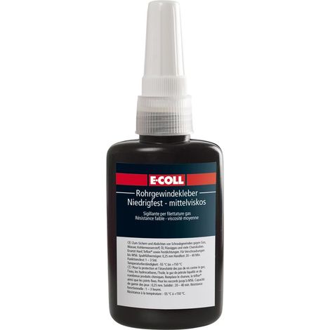 E-COLL Rohrgewindekleber hochfest-mittelviskos, 50g (1/5)