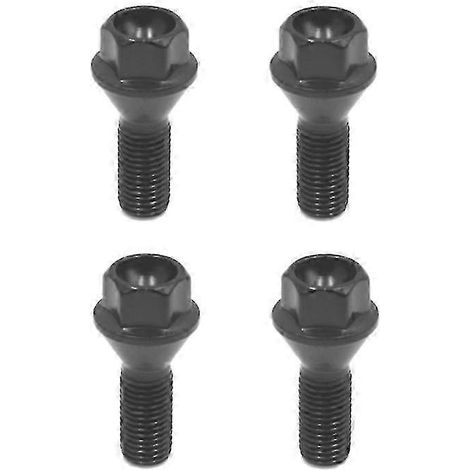 4 Stück schwarze Radmuttern für E30 E36 E46 E60 E90 36136781150 Edition 0618