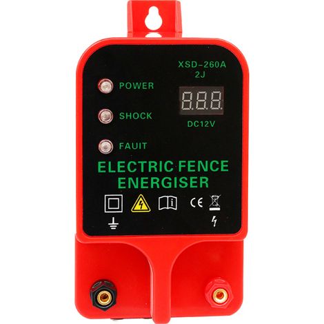 10km Electric Fence with High-Voltage Controller, Waterproof LCD Display for Livestock (1/5)
