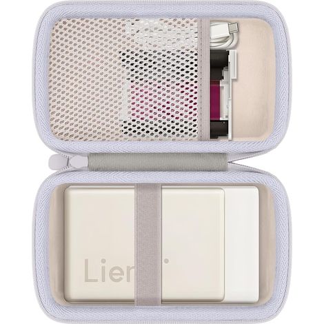 Étui pour N200 Pro Mini Imprimante Photo Portable, Housse de Rangement Rigide de Voyage pour N200 Pro Imprimante & Cartouches, Étui Seul (Doré) (1/5)