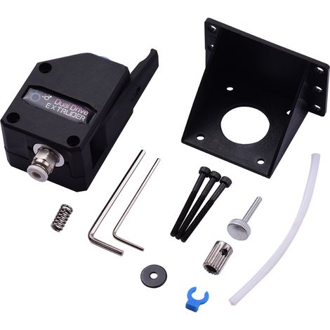 Hochleistungsfähige 1,75-mm-Doppelantrieb-Extruderteile für 3D-Drucker, kompatibel mit Creality CR10/Ender 3/Ender 3 Pro und Anet ET4/ET5/E16