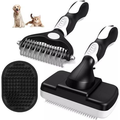 Cepillo para perros Ulisem, cepillo para perros de pelo largo, cepillo para perros, cepillo anticaída, cepillo para perros de pelo largo, peine para gatos, reduce la caída del pelo en un 90%. (1/4)