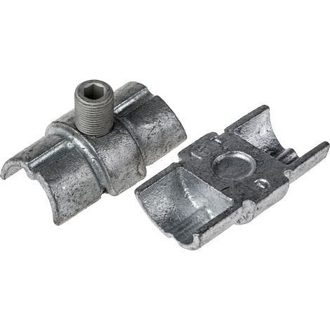 Raccord articulé RS PRO, profilé Type 3, Ø 48.3mm, L. 75mm en Fonte ( Prix pour 1 ) (1/2)