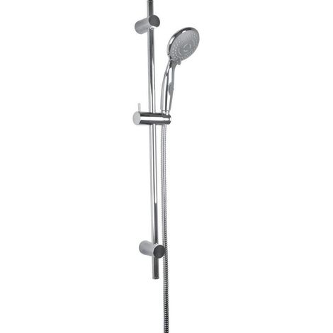 GO by Van Marcke Dana ensemble de douche complet douchette à main 3 jets flexible de douche 150 cm diamètre de la tige 18 mm longueur 710 mm (1/2)