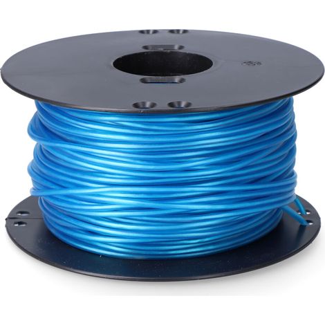 Multifilamentschnur aus beschichtetem Polypropylen und PVC (100 Meter lang und Ø5 mm Stärke) in Blau