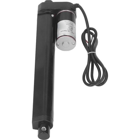 Linearer elektrischer Stellantrieb 1000 N, 200 mm Hub, Schutzart IP65, schwarz, 24-V-Motor mit Endschaltern, Fernbedienungsset und Steuerung (1/5)
