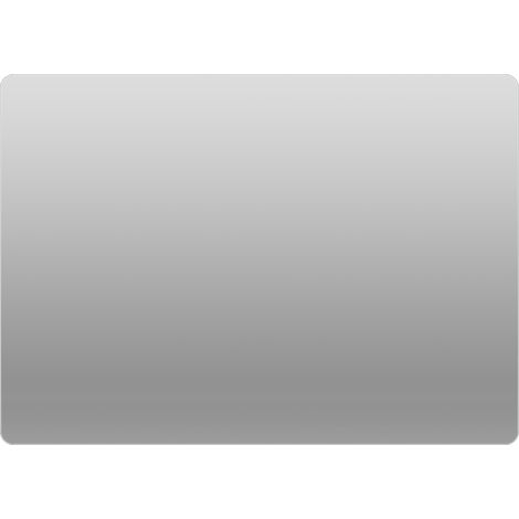 Specchio da bagno senza cornice 100 x 75 cm in vetro argento HD da 5 mm (1/5)