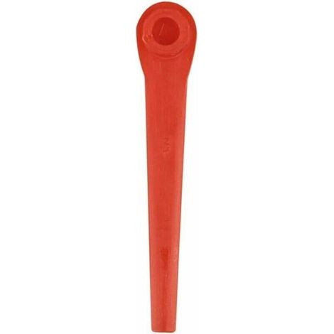 Lot de 100 lames en plastique universelles pour tondeuses à gazon manuelles, électriques et sans fil – haute résistance et précision (1/4)