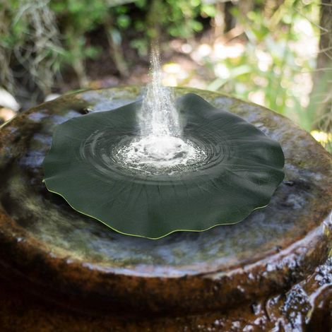 Feuille Flottante en T pour Fontaine Solaire, Pompe à Eau, Jardin et Piscine (1/5)