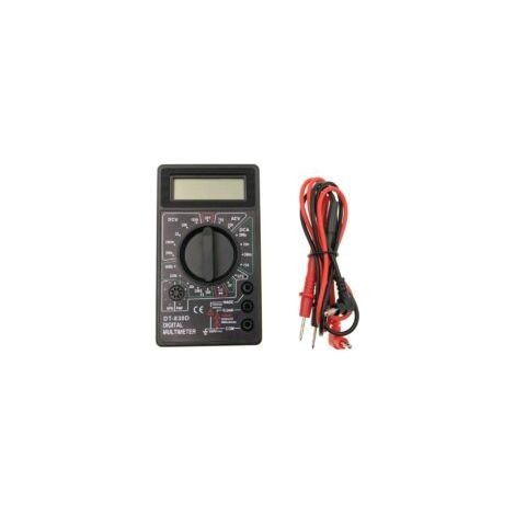 Multimetro digitale LCD DT-830D per la misurazione di tensione CC e CA con test diodi - Crezuo