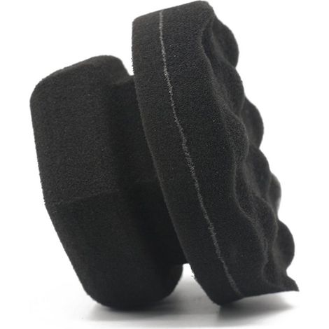 Accessoires de nettoyage et d'entretien automobile : éponge pour le lustrage, kit de tampon de polissage lavable (1/5)