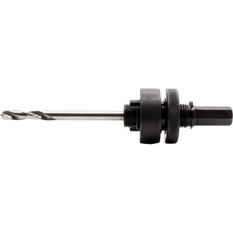 Lochsägenhalter universal mit Zentrierbohrer für 32-210 mm