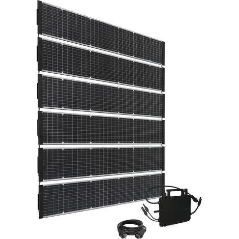 Kit de démarrage TECHNAXX Solar Fence BiDo Flexi TX-356 (1/5)