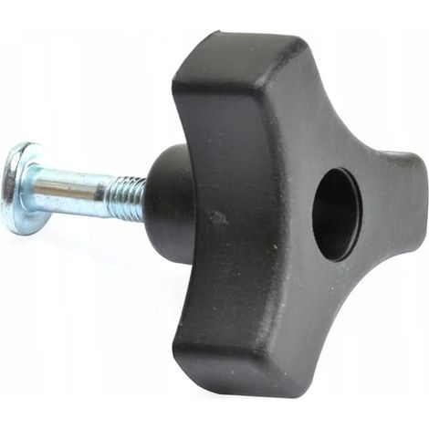 Lot de 1 écrous et boulons universels pour poignée de tondeuse à gazon, kit de vis de poignée triangulaire, Pièces détachées d'origine Mountfield adaptées aux tondeuses de pelouse et aux outils électr