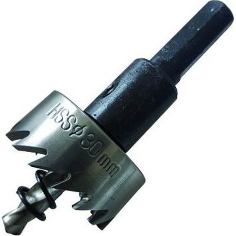Vigor 251412 Fresa a Tazza HSS con Gambo e Punta Centratrice Diametro 42 mm per Metallo