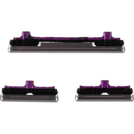 Boutons d'alimentation et de volume de remplacement d'origine pour Samsung Galaxy S10 / S10 Plus - Argent - Qualité exceptionnelle (1/2)