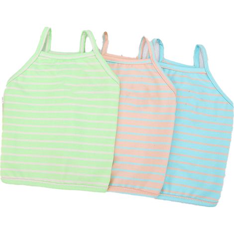 Robe Chien Rayée En Coton Pour Petit Et Moyen Chien Et Chat Tenue D Été Respirante Lot De 3 Pièces (1/5)